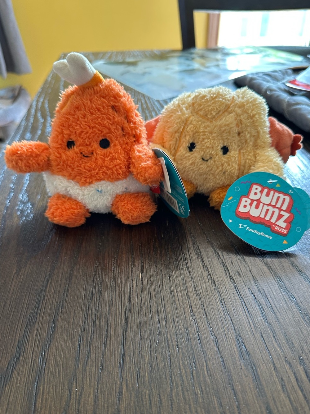 Set of 2 Russ Bum Bumz plushies